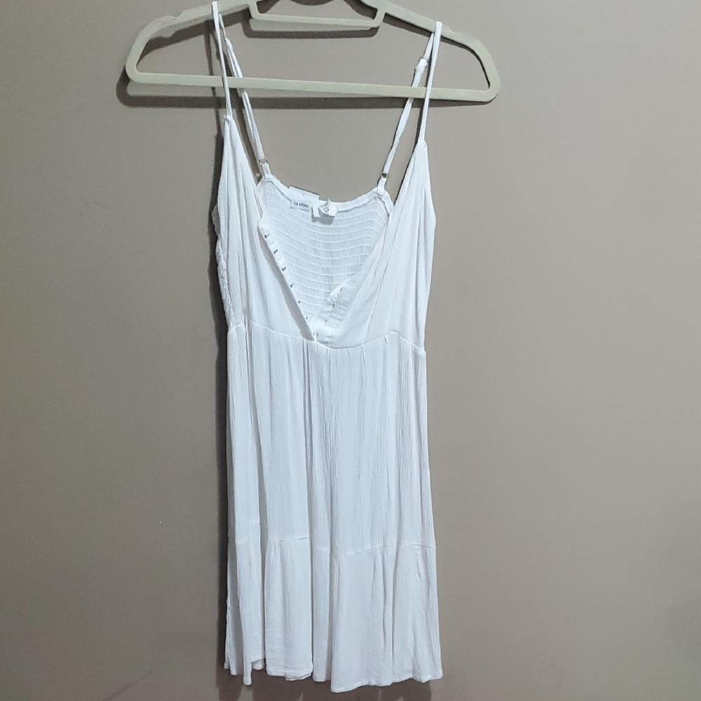 Jolie & Joy White Sleeveless Dress Size XL But Made Small